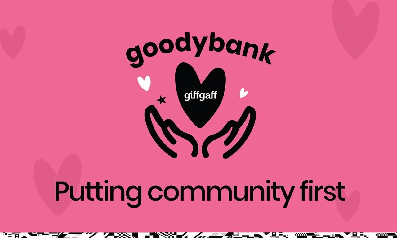 giffgaff launches ‘goodybank’ with a donation to the Neighbourly Community Fund