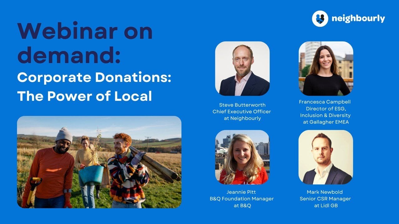 Key takeaways from Neighbourly’s Donation Management webinar